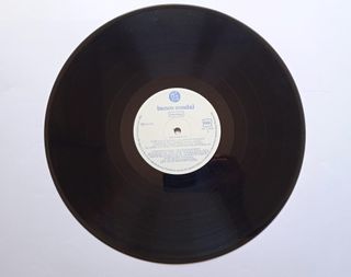 Disco de vinilo Amor y paz. Banco condal