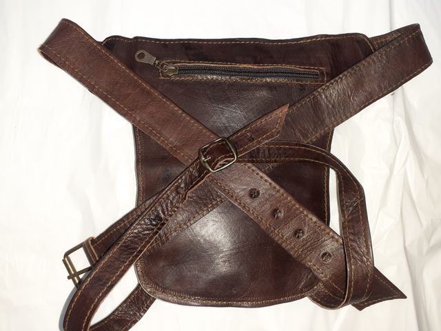 Riñonera. Motorista.Med. oscura