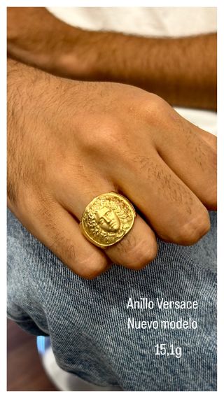 Anillo Versace Oro 18k NUEVO 15g