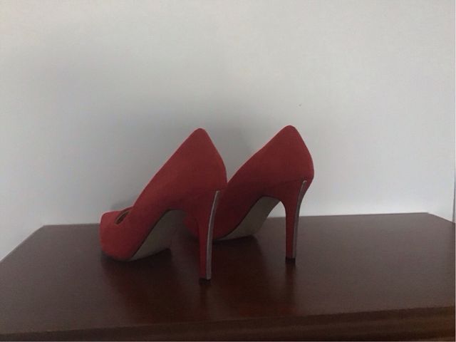 Zapato de tacón Rojo