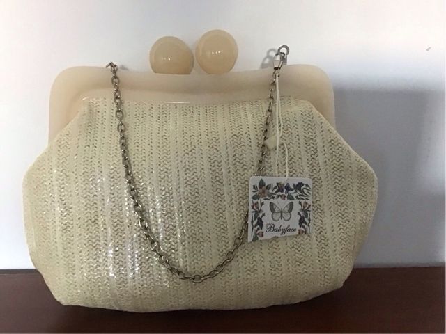 Bolso de mano Beige