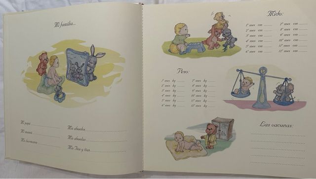 Album recordatorio recien nacido 