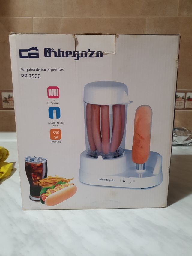 Máquina de preparar perritos calientes Orbegozo