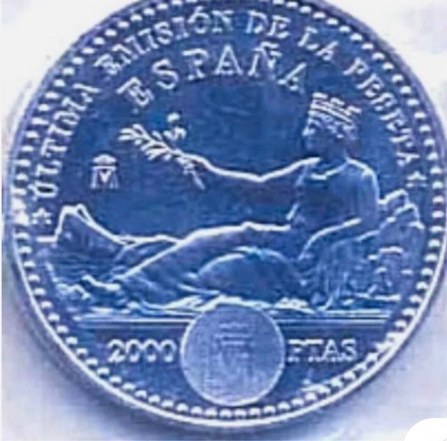 MONEDA Plata 2000 ptas AÑO 2001