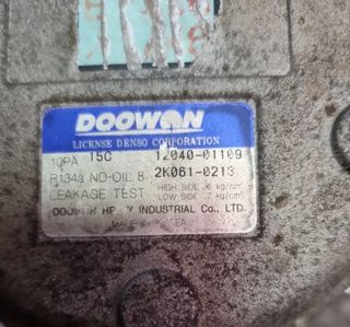 COMPRESOR AIRE ACONDICIONADO KIA SHUMA 1.6 i