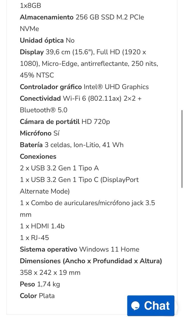 HP 250 GB - OFERTA