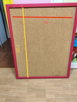 Tablón de anuncios de corcho