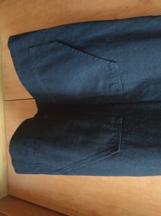 Peto/vestido vaquero negro Stradivarius