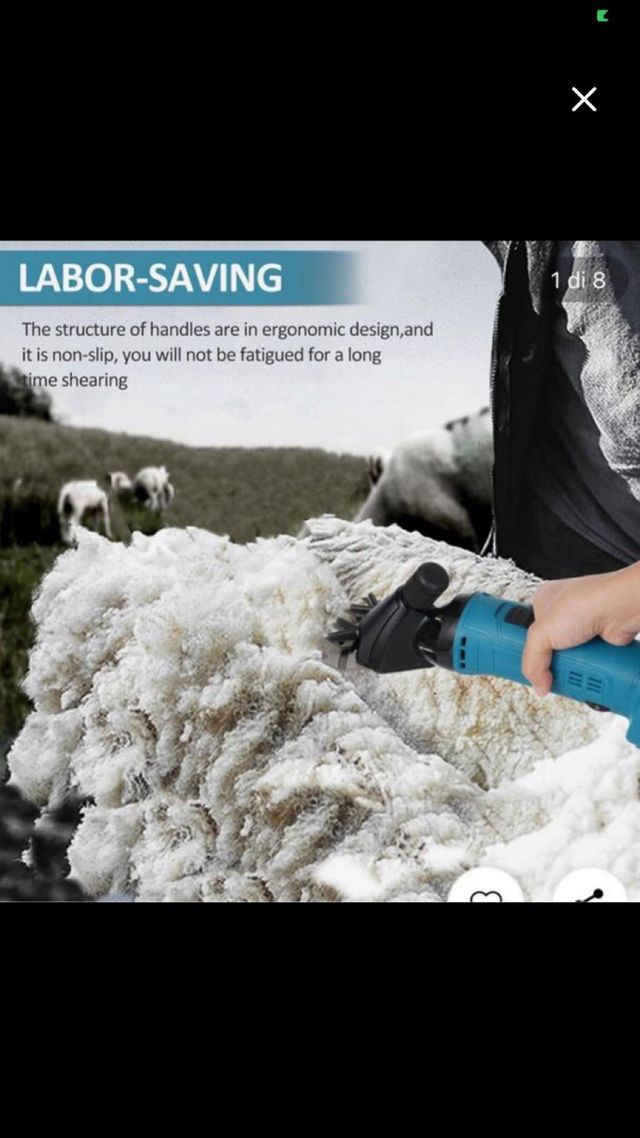 Macchina tosapecora a batteria 68 V