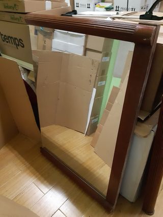 Espejo antiguo 2 piezas