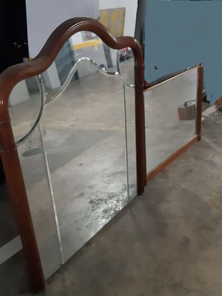 Espejo antiguo 2 piezas