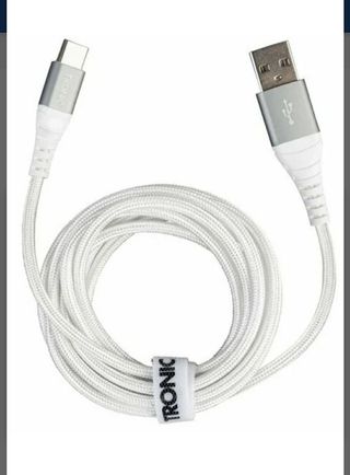 Plancha crepes 1250w y cable carga/datos móvil 1,8