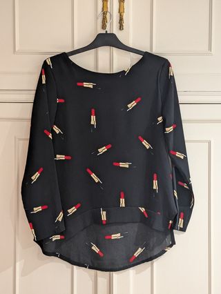 Blusa pintalabios
