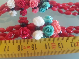 Collar rojo vintage 🏍