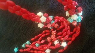 Collar rojo vintage 🏍