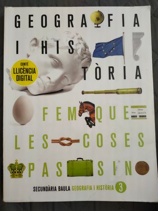 Libro texto Geografia i Història 3ESO