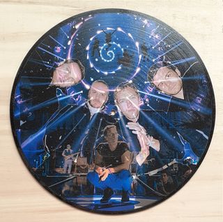 Vinile 33 giri da parete omaggio ai Coldplay