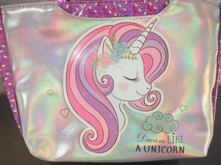 Bolso + diadema + banda UNICORNIO
