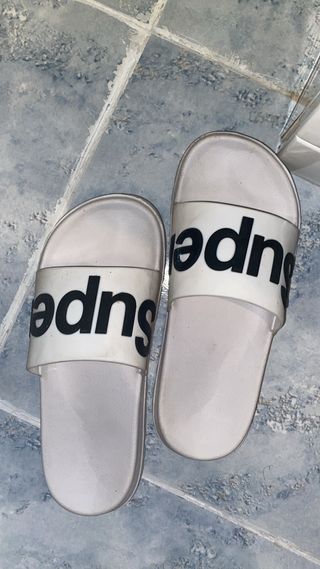 Chanclas blancas super
