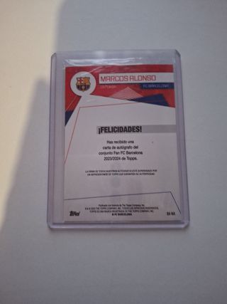 Cambio autografo barcelona fan set 2024