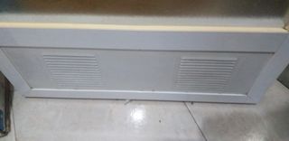 Puerta aluminio blanca para cocina/galería/terraza