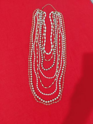 Collar Largo 8 Hileras 💖✨️
