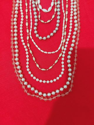 Collar Largo 8 Hileras 💖✨️