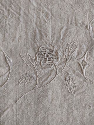 Antico lenzuolo matrimoniale