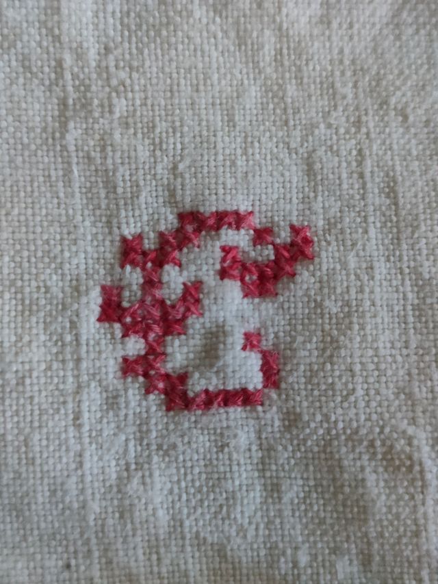 Antico lenzuolo matrimoniale