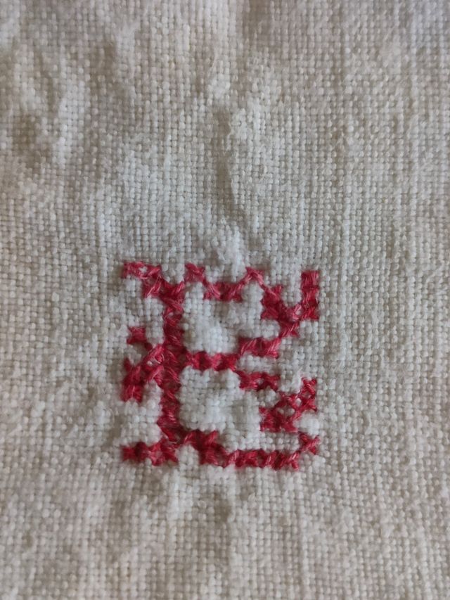 Antico lenzuolo matrimoniale