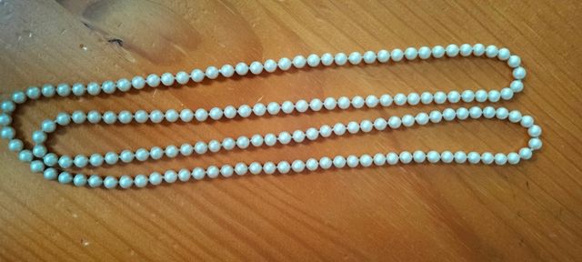 Collar largo perlas