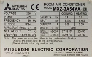 Scheda condizionatore Mitsubishi MXZ-3A54VA