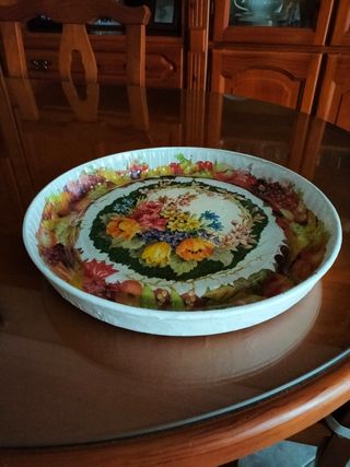 Bandeja de cristal 