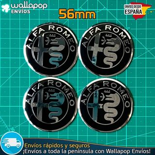 X4 Emblemas Alfa Romeo 56mm Pegatinas Tapacubos