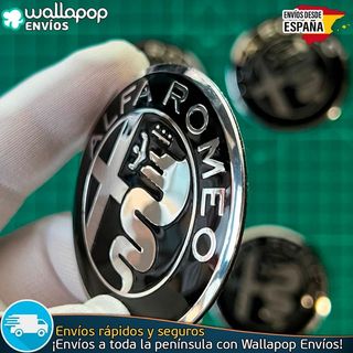 X4 Emblemas Alfa Romeo 56mm Pegatinas Tapacubos
