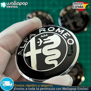 X4 Emblemas Alfa Romeo 56mm Pegatinas Tapacubos