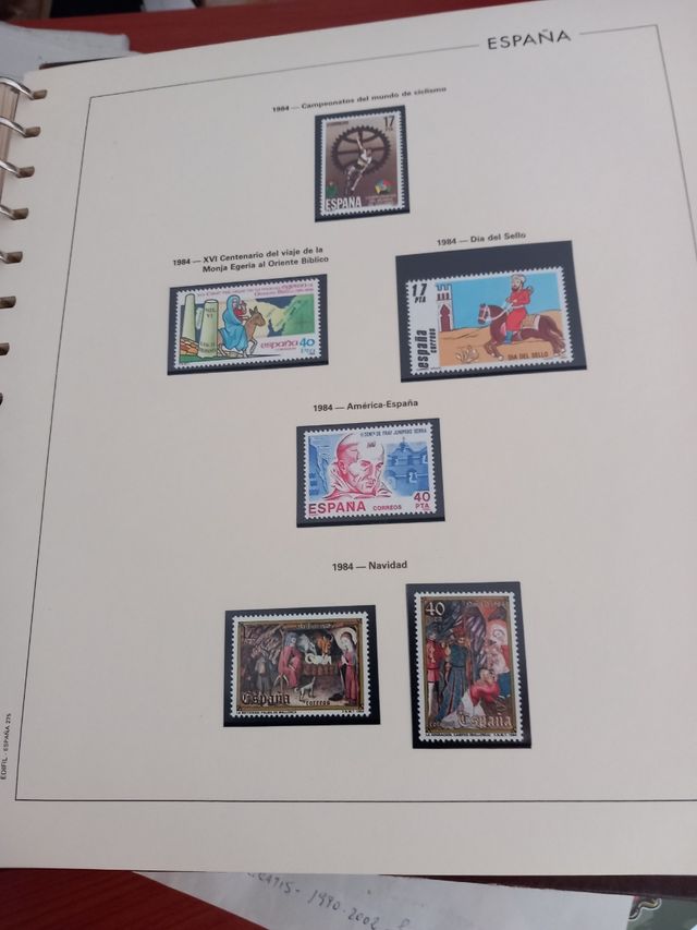 SELLOS NUEVOS ESPAÑA AÑOS 1980 A 1999