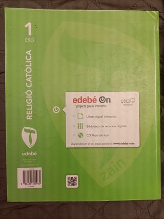 Libro de texto Religió Catòlica 1ESO