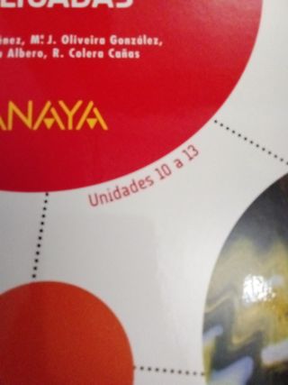 LIBRO 4 ESO MATEMÁTICAS APLICADAS ANAYA