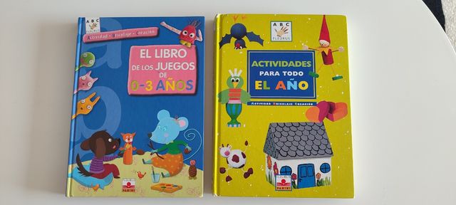 Libros de manualidades para niños de 0 a 3 años.