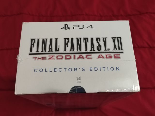 Edizione Collezionista di Final Fantasy XII per PS4 sigillata