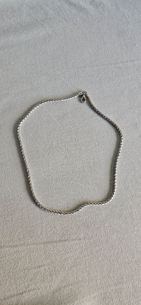 Cordón vintage plata