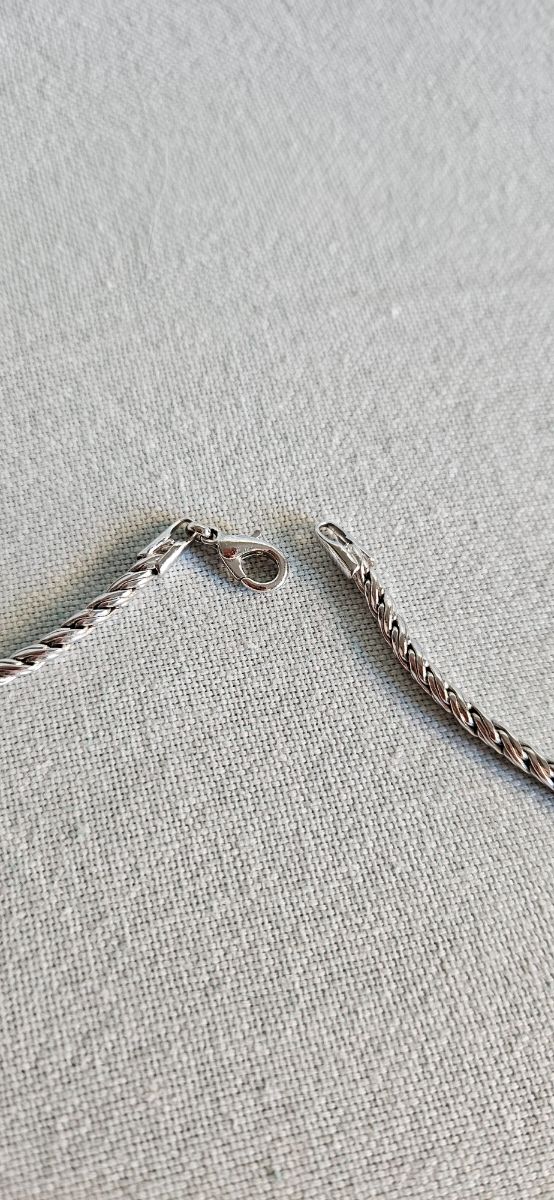 Cordón vintage plata