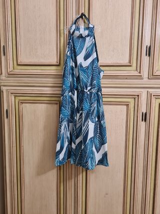 Vestito estivo no spalle collo americana