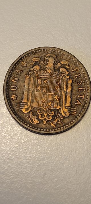 MONEDA DE 1 PESETA DE 1947, ESTRELLA 53.