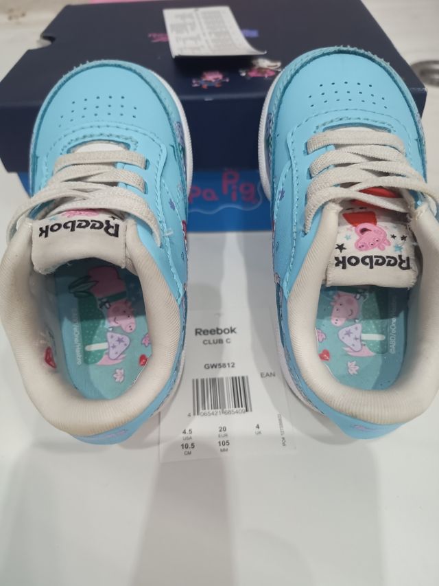 Zapatillas Reebok Peppa T.20 Pig Club C en caja