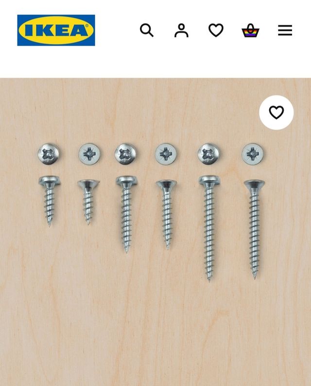 Gran Lot de cargols IKEA