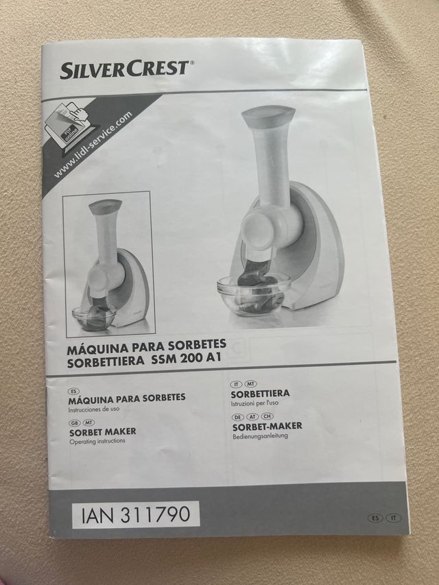 Sorbetera/ heladera lidl