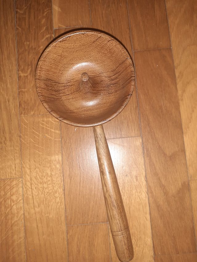 Cazo cuchara madera servir arroz