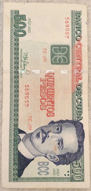 Billete de la República de Cuba 
